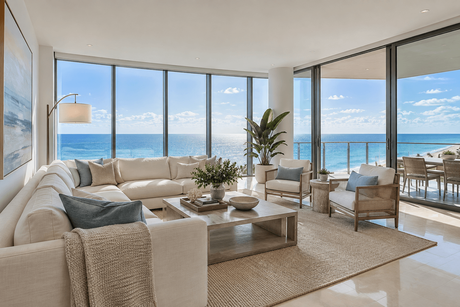 Oceanfront residence presentation on the Barbara B.M. Real Estate website